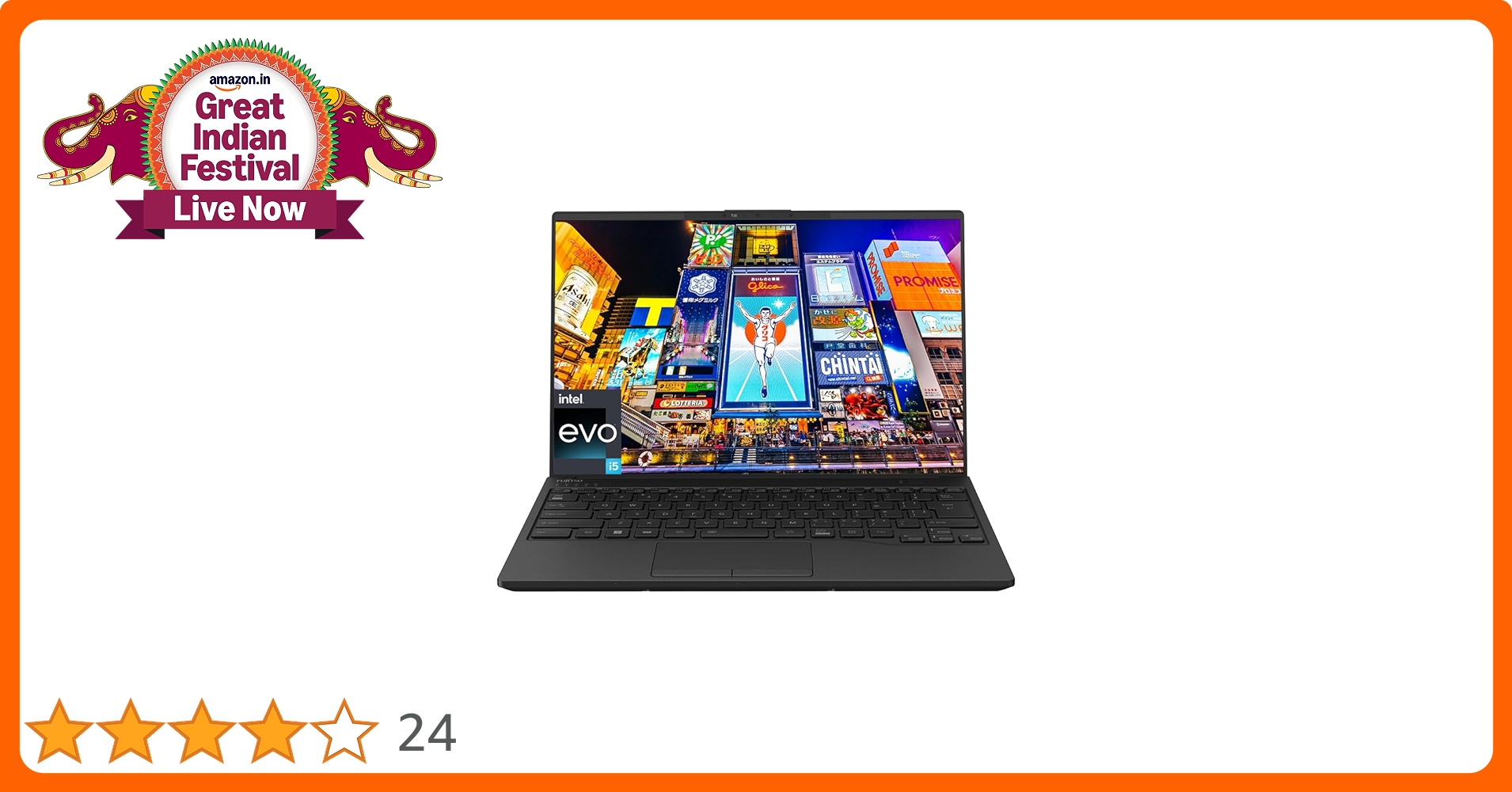 Fujitsu UH-X 13th Gen Intel Evo Core i5 14 inch(35.5cm) FHD